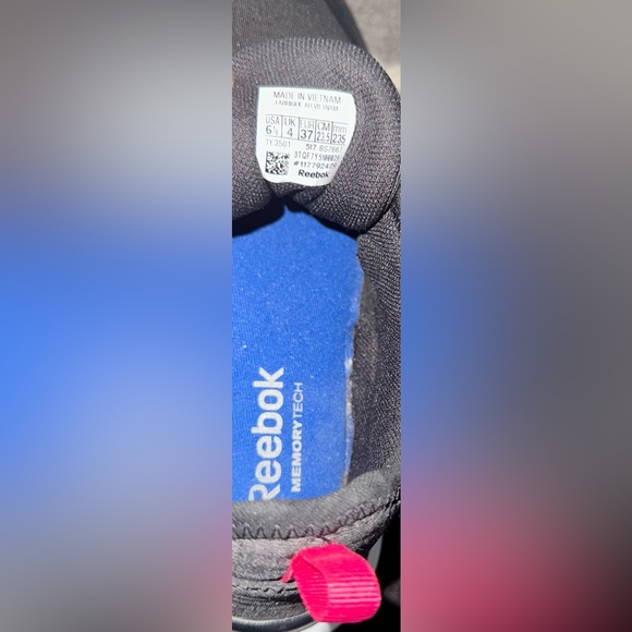 Reebok Women’s Sublite 2.0 Running Memory Foam Sneakers Size 6.5 US Black & Pink - Picture 11 of 12